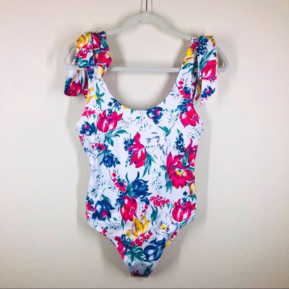 LoveShackFancy Posy Sunburst Swimsuit Small NWT